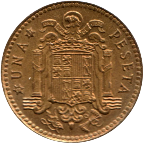 1 Peseta, 1977 Reverse