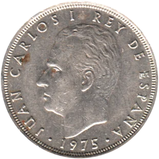 Preview 25 Pesetas, 1978 obverse