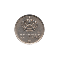 Preview 25 Pesetas, 1978 reverse