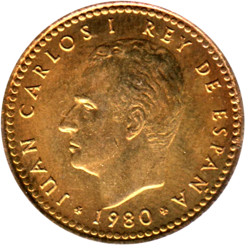 1 Peseta, 1981 Obverse
