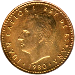 Preview 1 Peseta, 1981 obverse