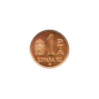 Preview 1 Peseta, 1981 reverse