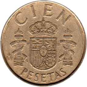 Preview 100 Pesetas, 1982 reverse