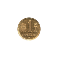 Preview 1 Peseta, 1982 reverse