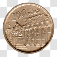 Preview 100 Pesetas, 1994 reverse
