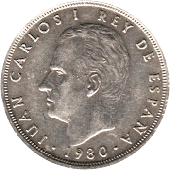 Preview 50 Pesetas, 1980 obverse