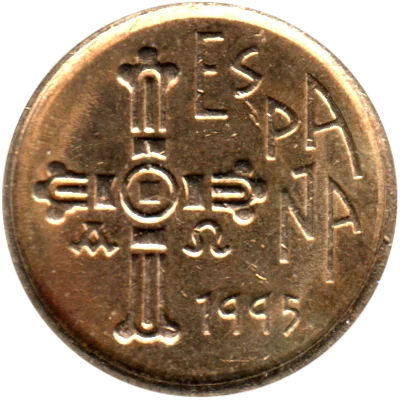 Preview 5 Pesetas, 1995 obverse