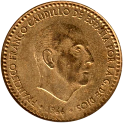 Preview 1 Peseta, 1973 obverse