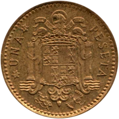 Preview 1 Peseta, 1973 reverse