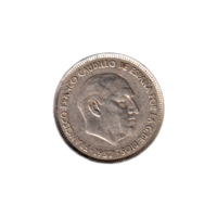 Preview 25 Pesetas, 1958 obverse