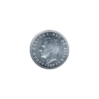 Preview 1 Peseta, 1989 obverse