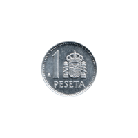 Preview 1 Peseta, 1989 reverse