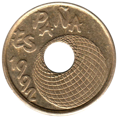25 Pesetas, 1992 Obverse