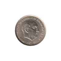 Preview 25 Pesetas, 1968 obverse