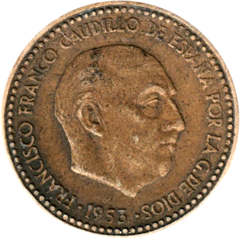 1 Peseta, 1962 Obverse
