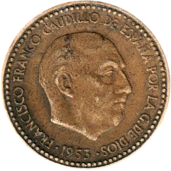 Preview 1 Peseta, 1962 obverse