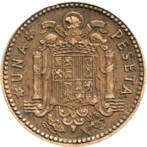 1 Peseta, 1962 Reverse