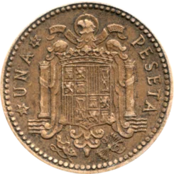 Preview 1 Peseta, 1962 reverse