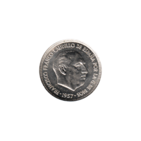 Preview 5 Pesetas, 1975 obverse