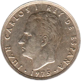 Preview 5 Pesetas, 1977 obverse