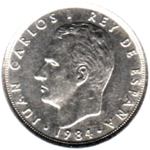 Preview 10 Pesetas, 1984 obverse