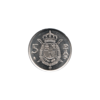 Preview 5 Pesetas, 1984 reverse