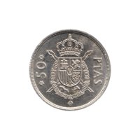 Preview 50 Pesetas, 1979 reverse