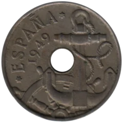 Preview 50 céntimos, 1952 obverse