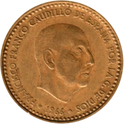 Preview 1 Peseta, 1969 obverse