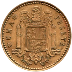 Preview 1 Peseta, 1969 reverse