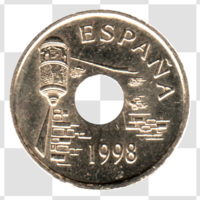 Preview 25 Pesetas, 1998 obverse