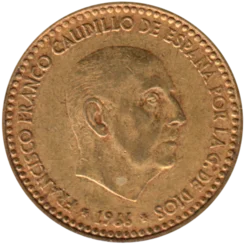 Preview 1 Peseta, 1968 obverse