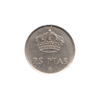 Preview 25 Pesetas, 1984 reverse