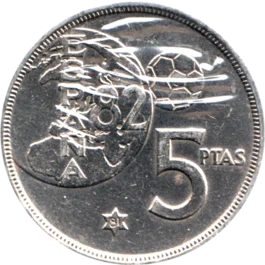 Preview 5 Pesetas, 1981 reverse