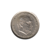 Preview 50 Pesetas, 1958 obverse