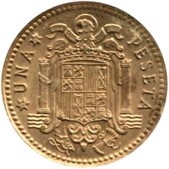 Preview 1 Peseta, 1976 reverse