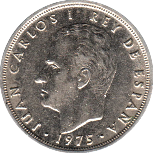 5 Pesetas, 1979 Obverse