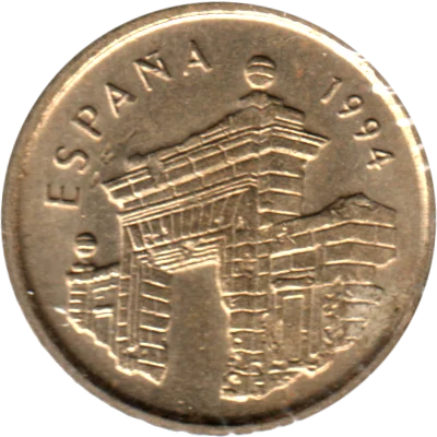 Preview 5 Pesetas, 1994 obverse