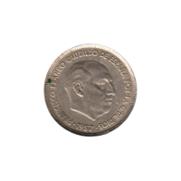Preview 25 Pesetas, 1966 obverse