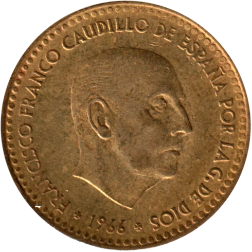 1 Peseta, 1971 Obverse