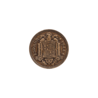 Preview 1 Peseta, 1944 obverse