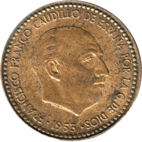 1 Peseta, 1963 Obverse