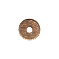 Preview 25 Pesetas, 1996 reverse
