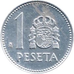 Preview 1 Peseta, 1984 reverse