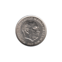 Preview 25 Pesetas, 1970 obverse