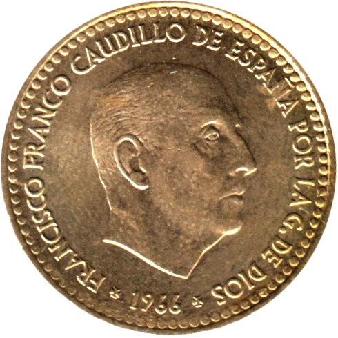 1 Peseta, 1970 Obverse