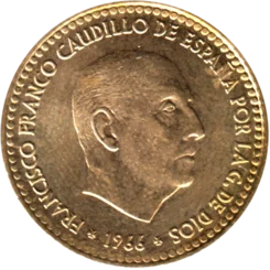 Preview 1 Peseta, 1970 obverse