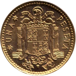 Preview 1 Peseta, 1970 reverse