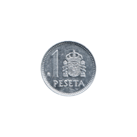 Preview 1 Peseta, 1988 reverse