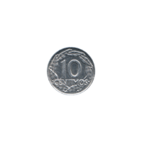 Preview 10 céntimos, 1959 reverse